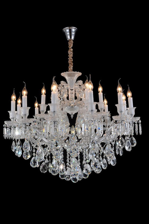 Lighting Chambord 25 Light Chandelier in Clear and Chrome - Furniture Max (Falls Church,VA) *