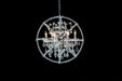 Lighting Pena 6 Light Chandelier in Clear and Chrome - Furniture Max (Falls Church,VA) *