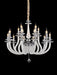 Lighting San Marco 15 Light Chandelier in Opalescent and Chrome - Furniture Max (Falls Church,VA) *