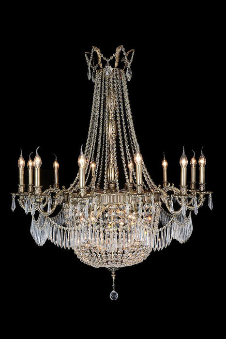 Lighting Summer Place 24 Light Chandelier in Clear and Antique - Furniture Max (Falls Church,VA) *