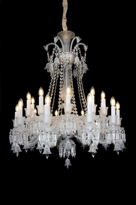 Lighting Treviso 20 Light Chandelier in Clear and Chrome - Furniture Max (Falls Church,VA) *