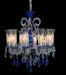 Lighting Winter Palace 10 Light Chandelier in Blue, Clear and Gold - Furniture Max (Falls Church,VA) *