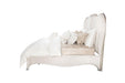 London Place Queen Upholstered Panel Bed in Creamy Pearl - Furniture Max (Falls Church,VA) *