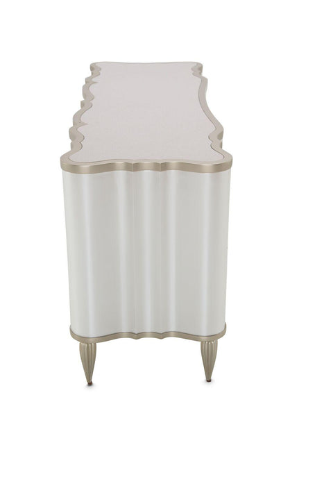 London Place Vanity/Desk in Creamy Pearl - Furniture Max (Falls Church,VA) *