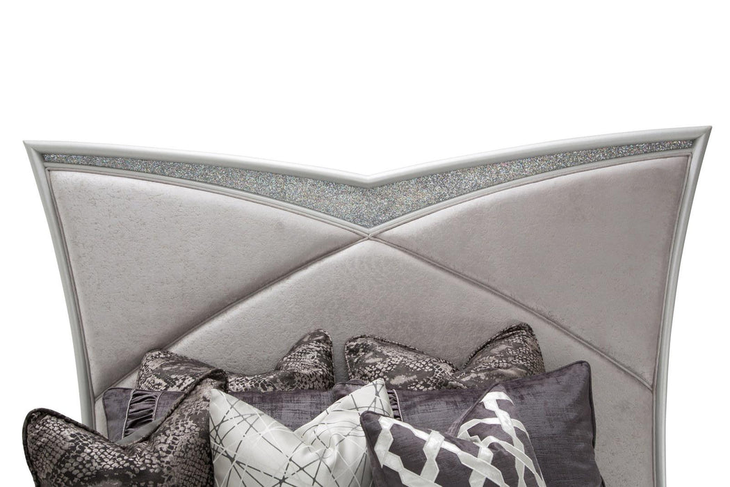 Melrose Plaza King Upholstered Bed in Dove 9019000EK-118 - Furniture Max (Falls Church,VA) *