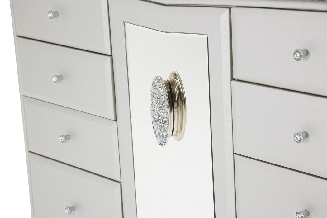 Melrose Plaza Upholstered Dresser in Dove - Furniture Max (Falls Church,VA) *