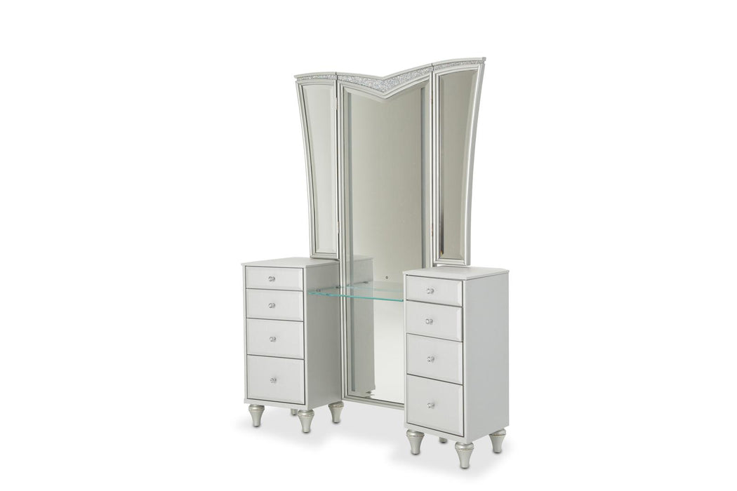 Melrose Plaza Vanity Mirror in Dove - Furniture Max (Falls Church,VA) *