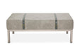 Menlo Station Rectangular Cocktail Ottoman in DoveGray - Furniture Max (Falls Church,VA) *
