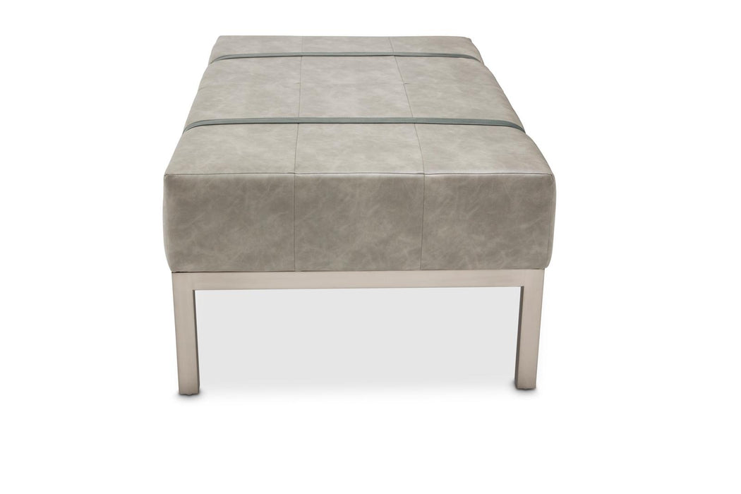 Menlo Station Rectangular Cocktail Ottoman in DoveGray - Furniture Max (Falls Church,VA) *