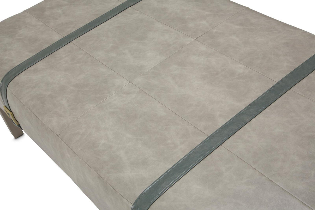 Menlo Station Rectangular Cocktail Ottoman in DoveGray - Furniture Max (Falls Church,VA) *