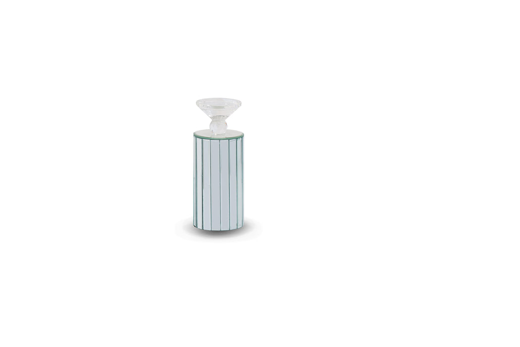 Montreal Barrel Mirrored Candle Holder, (6/pack) - Furniture Max (Falls Church,VA) *