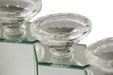 Montreal Mirorred Cube Linear Candle Holder - Furniture Max (Falls Church,VA) *