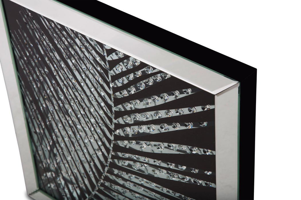 Montreal Mirror Framed Wall Decor w/Crystal Accented Leaves - Furniture Max (Falls Church,VA) *