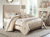 Palermo 10-pc Queen Comforter Set in Sand - Furniture Max (Falls Church,VA) *