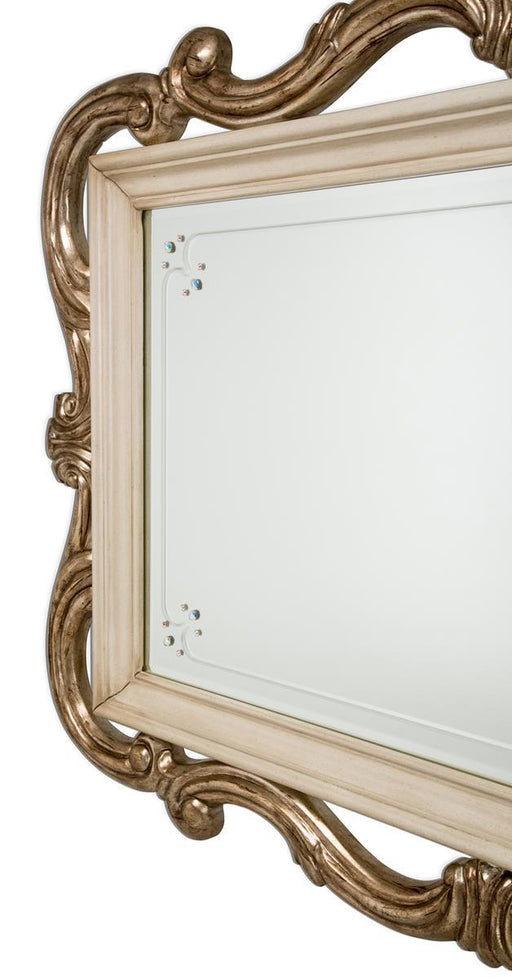Platine de Royale Wall Mirror  in Champagne - Furniture Max (Falls Church,VA) *