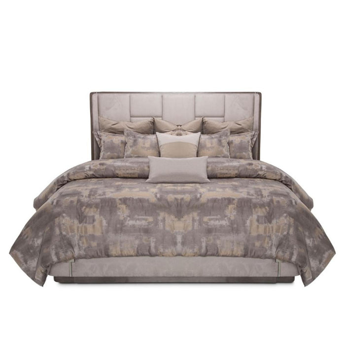 Roxbury Park Queen Multi-Panel Bed in Slate - Furniture Max (Falls Church,VA) *