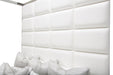 State St King Metal Canopy Bed in Glossy White - Furniture Max (Falls Church,VA) *