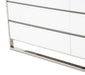 State St Metal Dresser in Glossy White - Furniture Max (Falls Church,VA) *