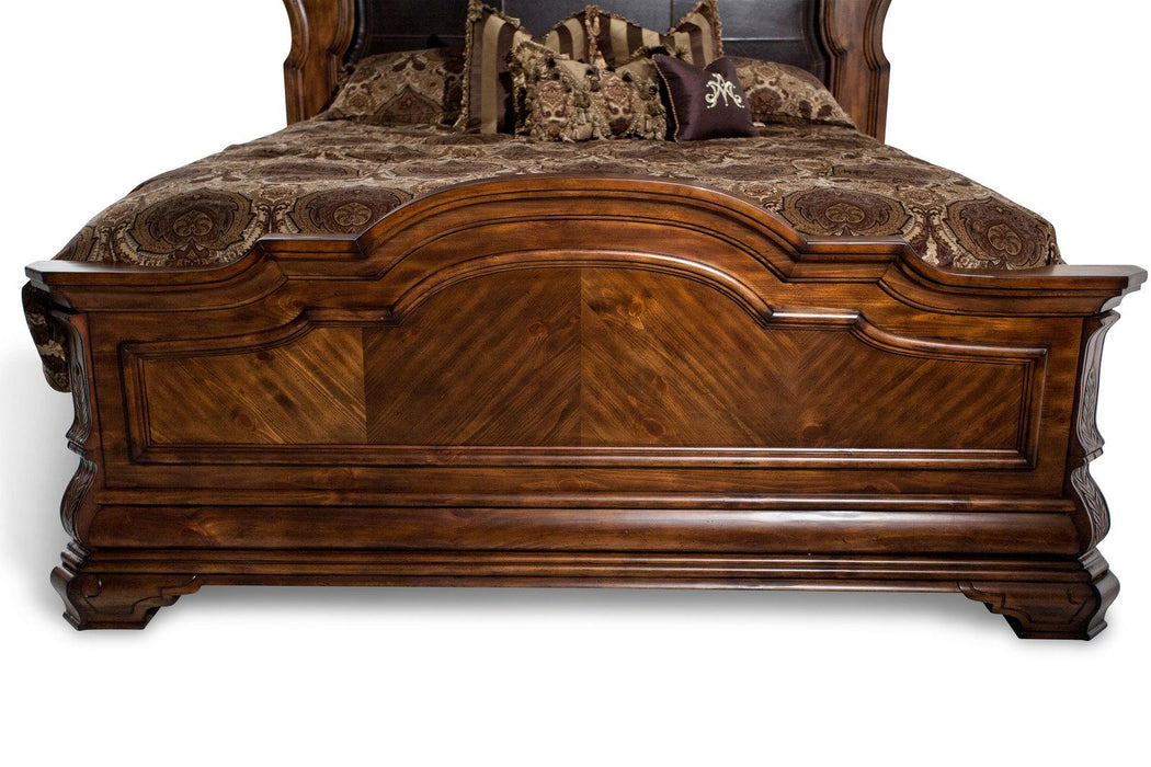 Tuscano Melange Queen Mansion Bed in Melange - Furniture Max (Falls Church,VA) *