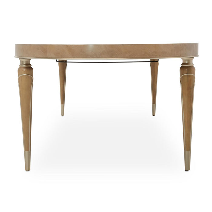 Villa Cherie 4 Leg Oval Dining Table in Caramel - Furniture Max (Falls Church,VA) *