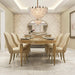Villa Cherie 4 Leg Oval Dining Table in Caramel - Furniture Max (Falls Church,VA) *