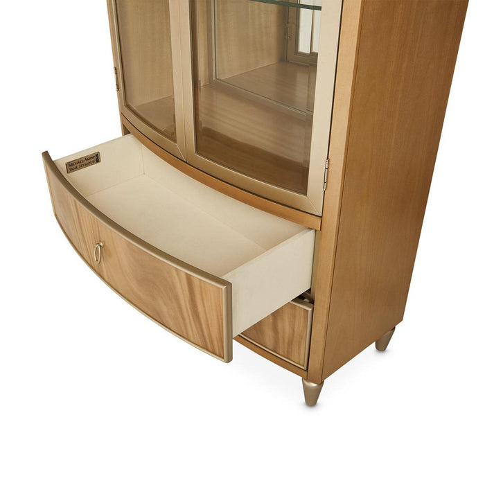 Villa Cherie Display Cabinet in Caramel - Furniture Max (Falls Church,VA) *