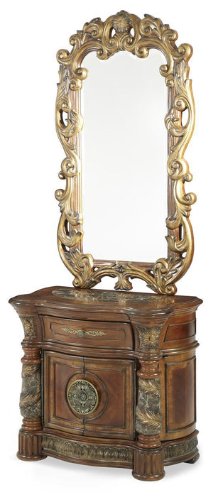 Villa Valencia Decorative Mirror in Chestnut - Furniture Max (Falls Church,VA) *