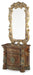 Villa Valencia Decorative Mirror in Chestnut - Furniture Max (Falls Church,VA) *