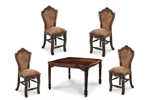 Windsor Court Counter Height Chair in Vintage Fruitwood (Set of 2) - Furniture Max (Falls Church,VA) *