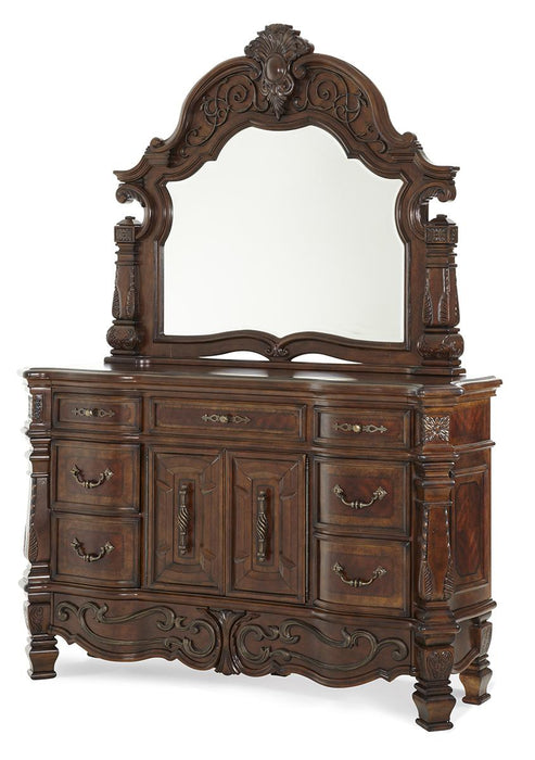 Windsor Court Dresser Mirror in Vintage Fruitwood - Furniture Max (Falls Church,VA) *