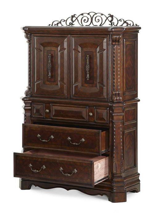 Windsor Court Gentleman's Chest in Vintage Fruitwood 70070-54 - Furniture Max (Falls Church,VA) *