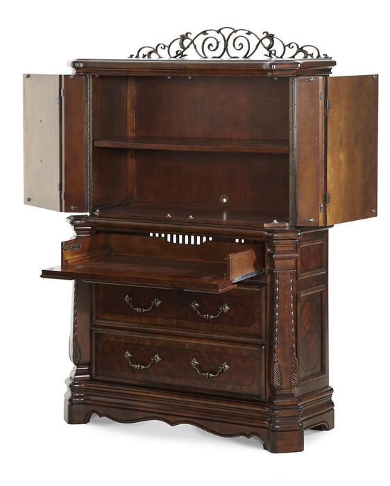 Windsor Court Gentleman's Chest in Vintage Fruitwood 70070-54 - Furniture Max (Falls Church,VA) *