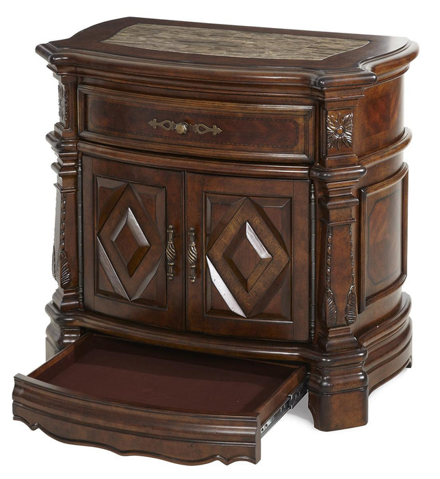 Windsor Court Nightstand in Vintage Fruitwood - Furniture Max (Falls Church,VA) *