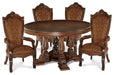 Windsor Court Round Dining Table in Vintage Fruitwood - Furniture Max (Falls Church,VA) *
