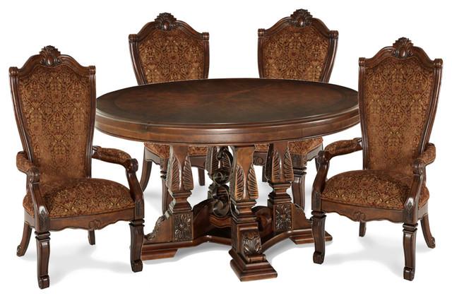 Windsor Court Round Dining Table in Vintage Fruitwood - Furniture Max (Falls Church,VA) *