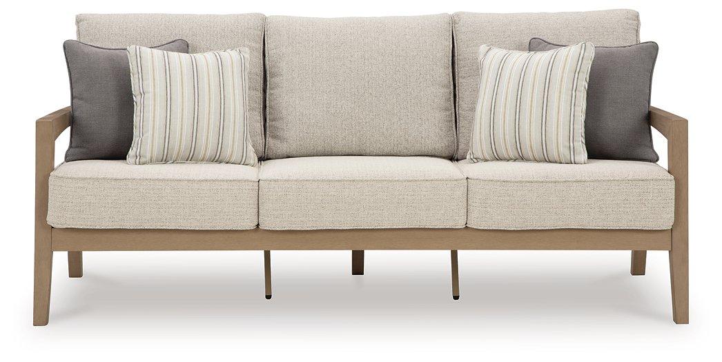Hallow Creek Outdoor Sofa with Cushion - Furniture Max (Falls Church,VA) *