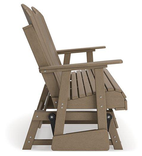 Hyland wave Outdoor Glider Loveseat - Furniture Max (Falls Church,VA) *