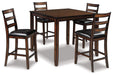 Coviar Counter Height Dining Table and Bar Stools (Set of 5) - Furniture Max (Falls Church,VA) *