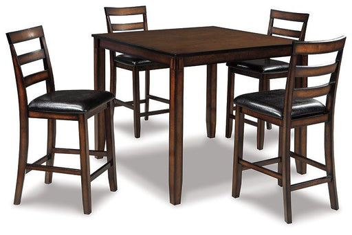 Coviar Counter Height Dining Table and Bar Stools (Set of 5) - Furniture Max (Falls Church,VA) *