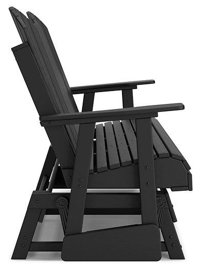 Hyland wave Outdoor Glider Loveseat - Furniture Max (Falls Church,VA) *