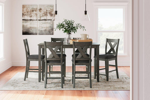 Caitbrook Counter Height Dining Table and Bar Stools (Set of 7) - Furniture Max (Falls Church,VA) *