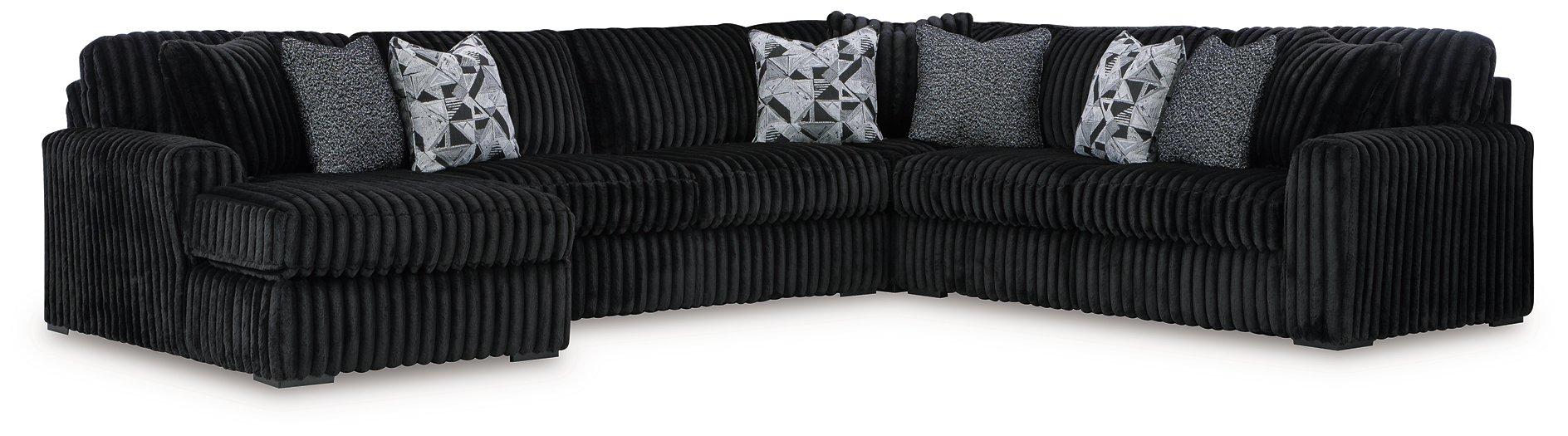 Midnight-Madness Sectional with Chaise - Furniture Max (Falls Church,VA) *