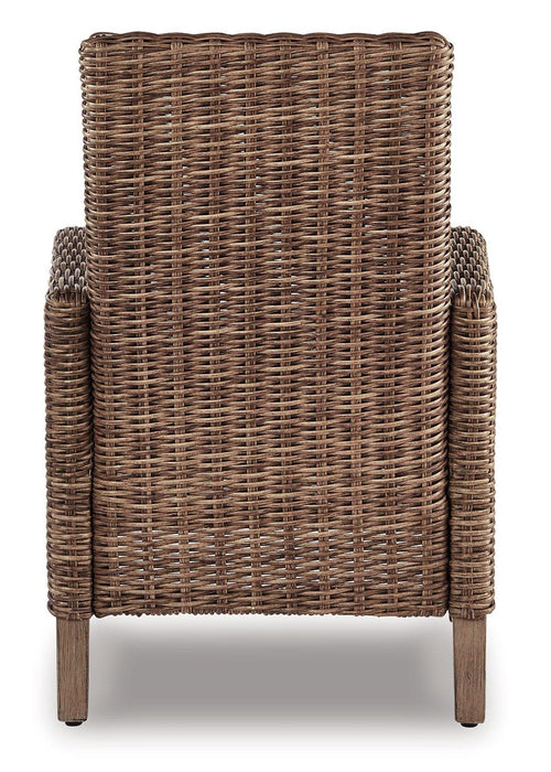 Beachcroft Outdoor Arm Chair with Cushion (Set of 2) - Furniture Max (Falls Church,VA) *