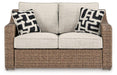Beachcroft Outdoor Loveseat with Cushion - Furniture Max (Falls Church,VA) *