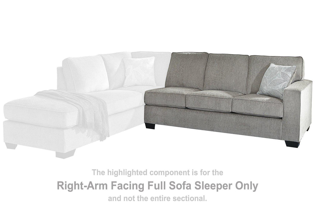Altari Sleeper Sectional with Chaise - Furniture Max (Falls Church,VA) *