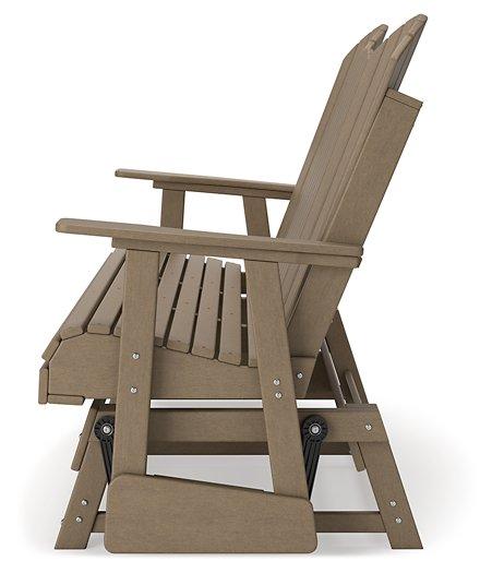 Hyland wave Outdoor Glider Loveseat - Furniture Max (Falls Church,VA) *