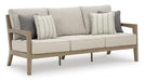 Hallow Creek Outdoor Sofa with Cushion - Furniture Max (Falls Church,VA) *