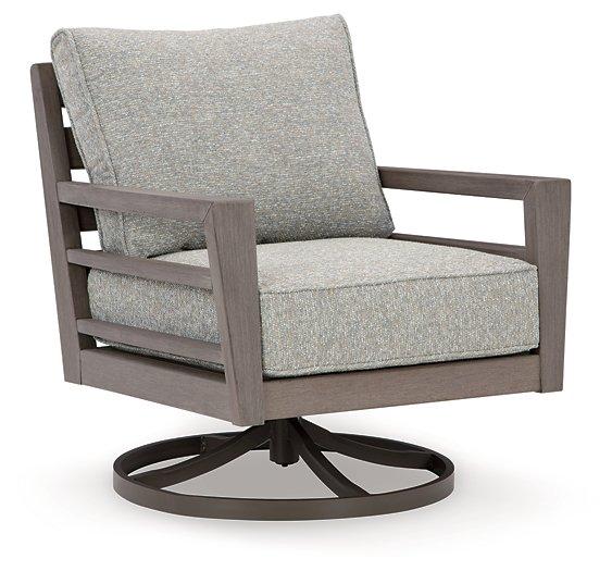 Hillside Barn Outdoor Swivel Lounge with Cushion - Furniture Max (Falls Church,VA) *