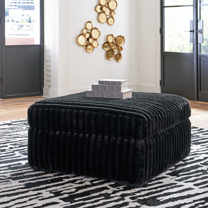 Midnight-Madness Oversized Accent Ottoman - Furniture Max (Falls Church,VA) *