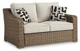 Beachcroft Outdoor Loveseat with Cushion - Furniture Max (Falls Church,VA) *